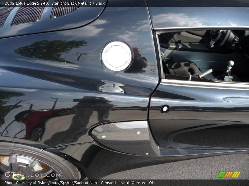 Starlight Black Metallic / Black 2009 Lotus Exige S 240