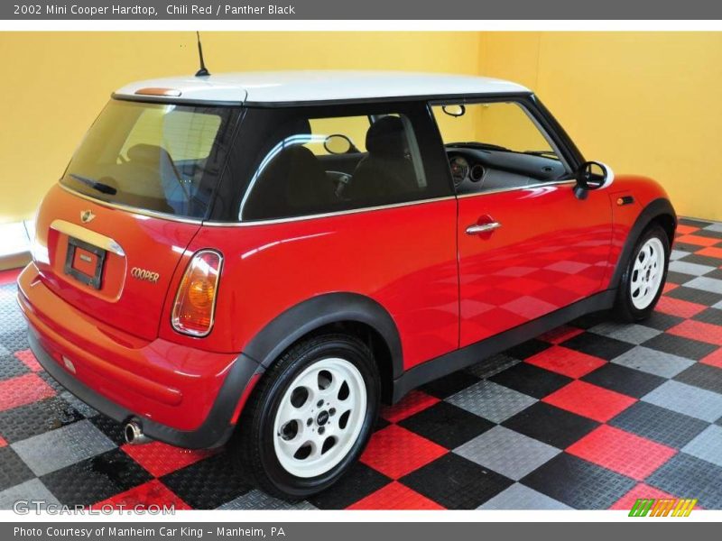 Chili Red / Panther Black 2002 Mini Cooper Hardtop