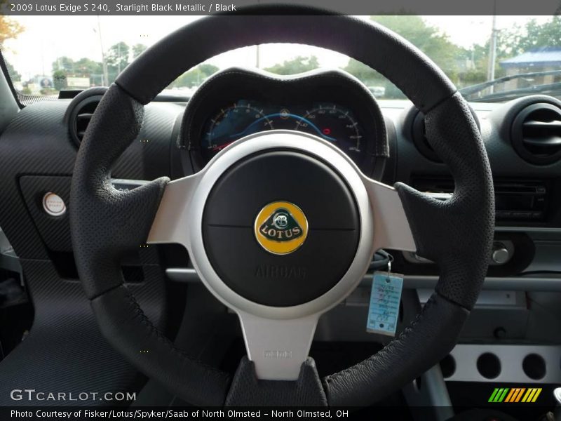 Starlight Black Metallic / Black 2009 Lotus Exige S 240