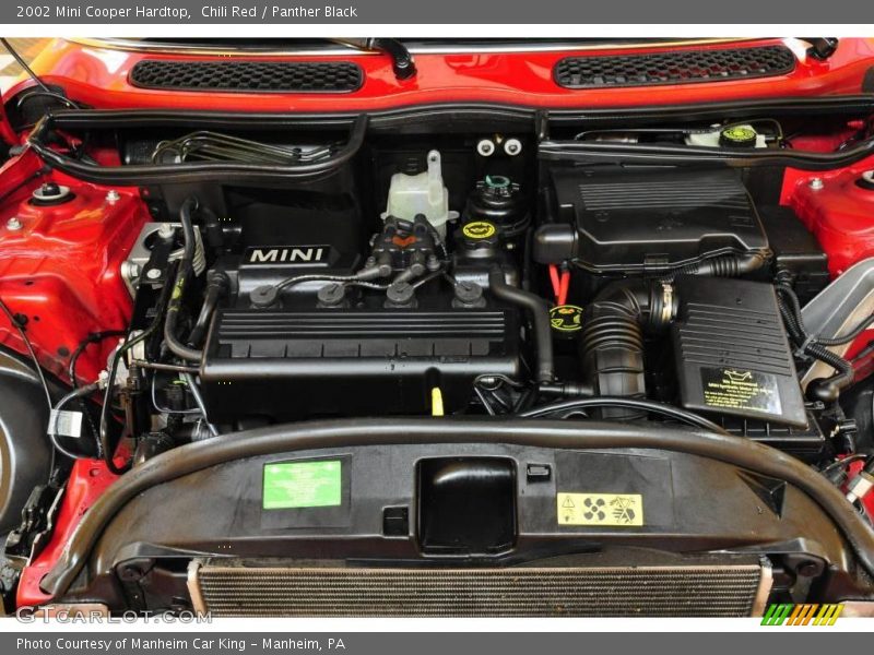 Chili Red / Panther Black 2002 Mini Cooper Hardtop