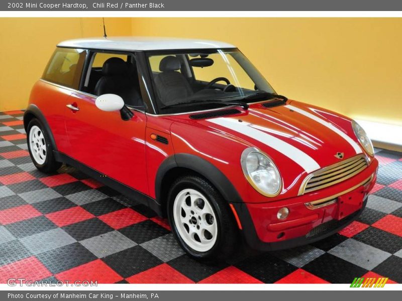 Chili Red / Panther Black 2002 Mini Cooper Hardtop