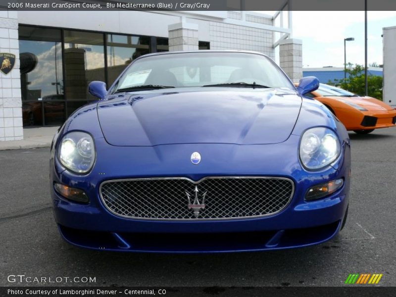 Blu Mediterraneo (Blue) / Gray/Gray 2006 Maserati GranSport Coupe