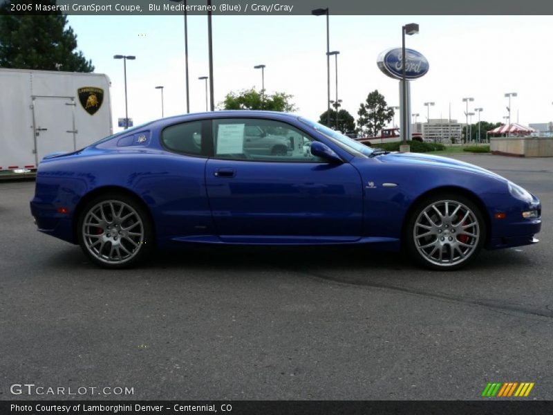 Blu Mediterraneo (Blue) / Gray/Gray 2006 Maserati GranSport Coupe