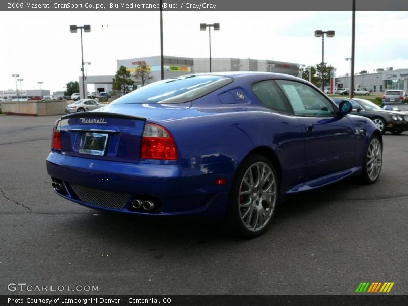 Blu Mediterraneo (Blue) / Gray/Gray 2006 Maserati GranSport Coupe
