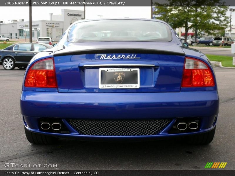Blu Mediterraneo (Blue) / Gray/Gray 2006 Maserati GranSport Coupe