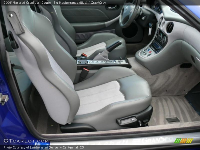 Blu Mediterraneo (Blue) / Gray/Gray 2006 Maserati GranSport Coupe