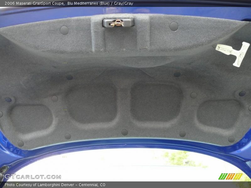 Blu Mediterraneo (Blue) / Gray/Gray 2006 Maserati GranSport Coupe