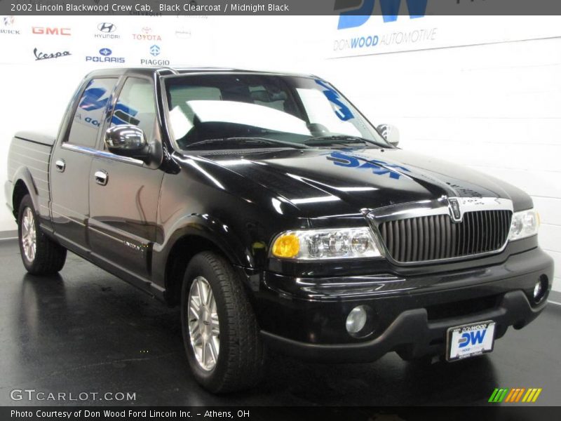 Black Clearcoat / Midnight Black 2002 Lincoln Blackwood Crew Cab