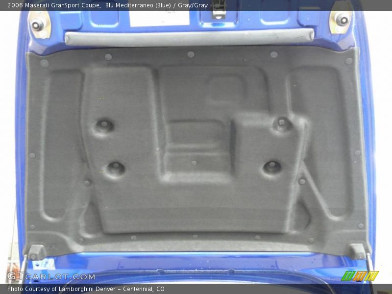 Blu Mediterraneo (Blue) / Gray/Gray 2006 Maserati GranSport Coupe