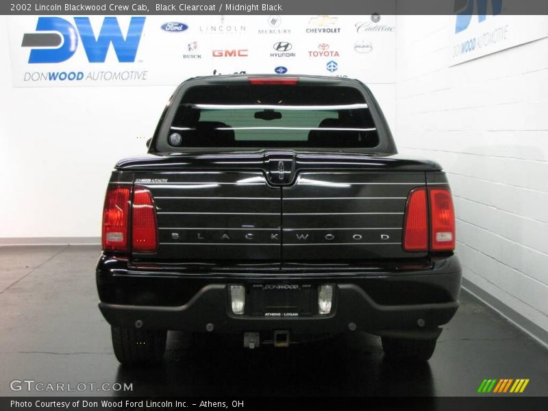 Black Clearcoat / Midnight Black 2002 Lincoln Blackwood Crew Cab