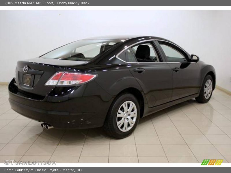 Ebony Black / Black 2009 Mazda MAZDA6 i Sport