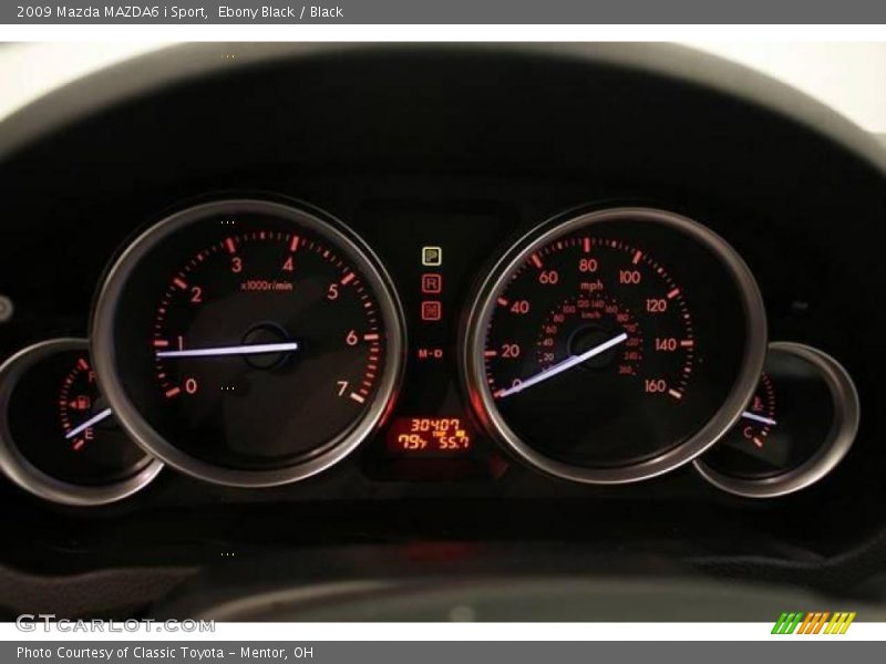 Ebony Black / Black 2009 Mazda MAZDA6 i Sport