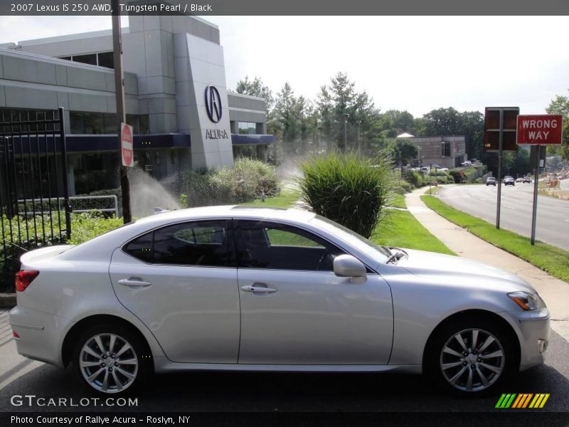 Tungsten Pearl / Black 2007 Lexus IS 250 AWD