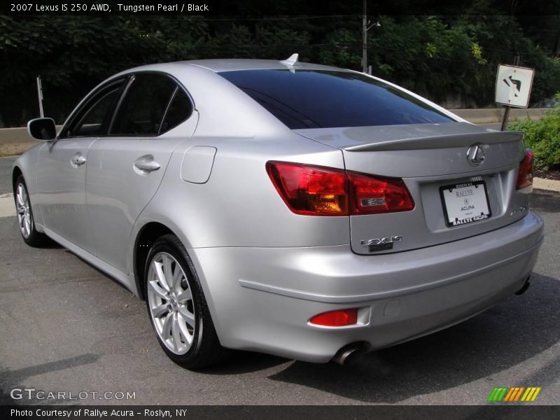 Tungsten Pearl / Black 2007 Lexus IS 250 AWD