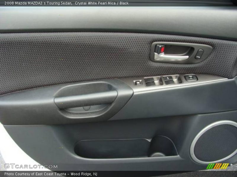 Crystal White Pearl Mica / Black 2008 Mazda MAZDA3 s Touring Sedan