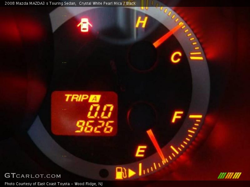 Crystal White Pearl Mica / Black 2008 Mazda MAZDA3 s Touring Sedan