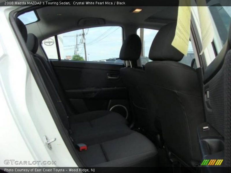Crystal White Pearl Mica / Black 2008 Mazda MAZDA3 s Touring Sedan