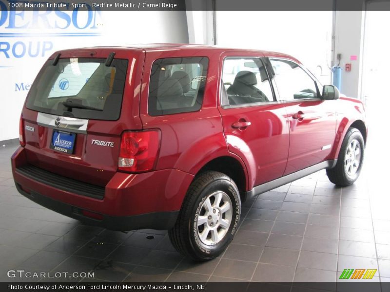 Redfire Metallic / Camel Beige 2008 Mazda Tribute i Sport