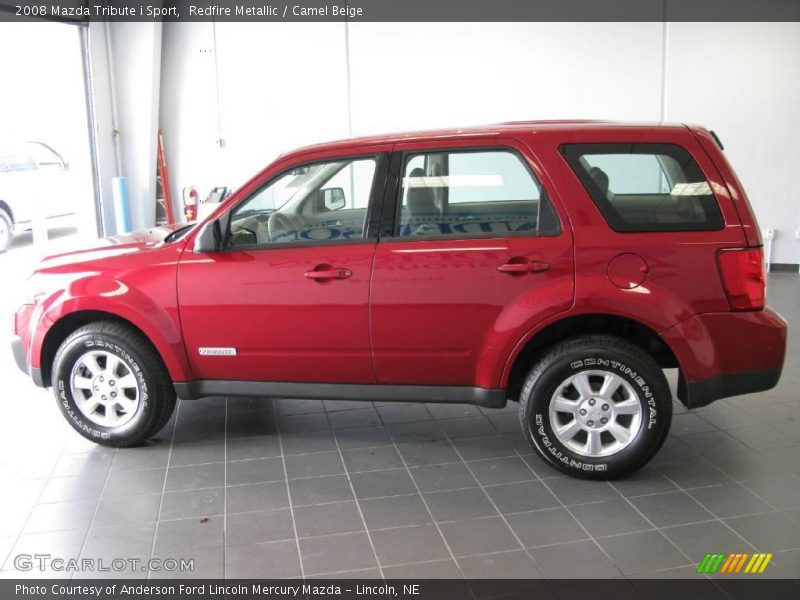 Redfire Metallic / Camel Beige 2008 Mazda Tribute i Sport