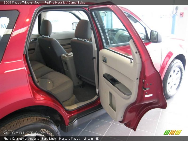 Redfire Metallic / Camel Beige 2008 Mazda Tribute i Sport