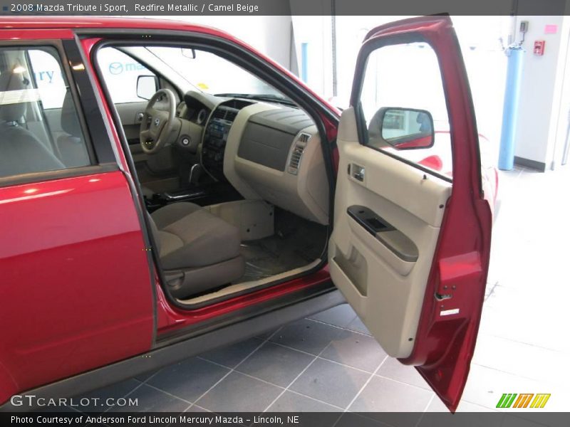 Redfire Metallic / Camel Beige 2008 Mazda Tribute i Sport