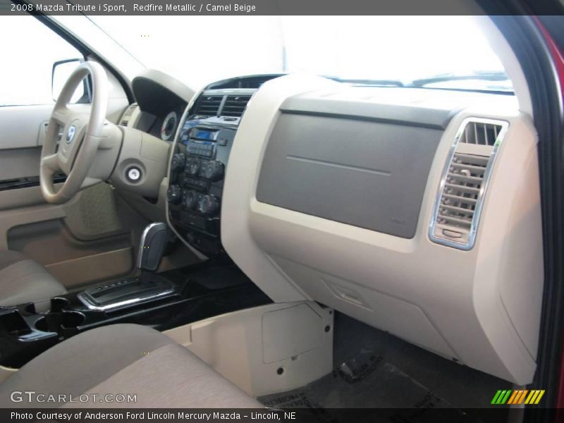 Redfire Metallic / Camel Beige 2008 Mazda Tribute i Sport