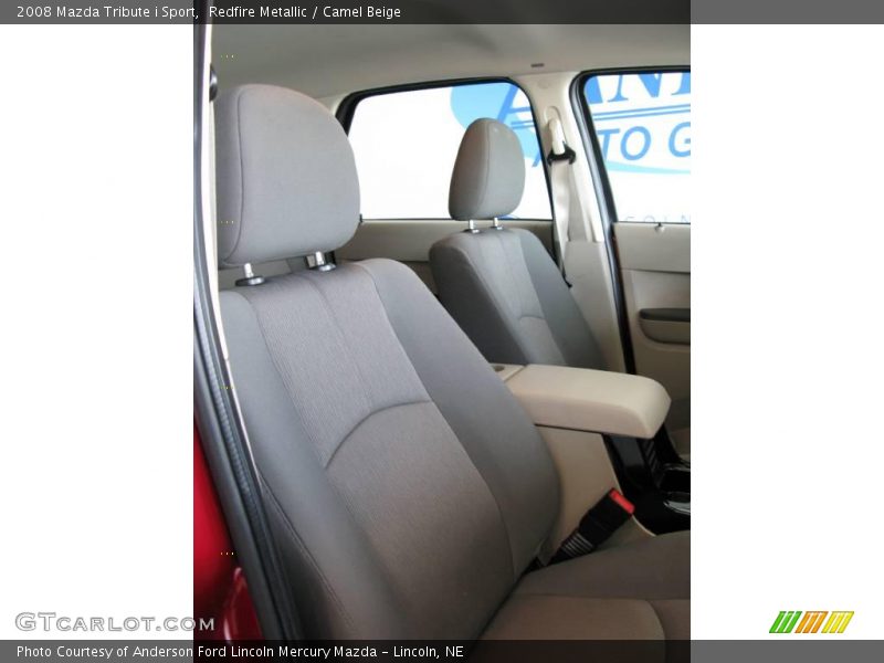 Redfire Metallic / Camel Beige 2008 Mazda Tribute i Sport