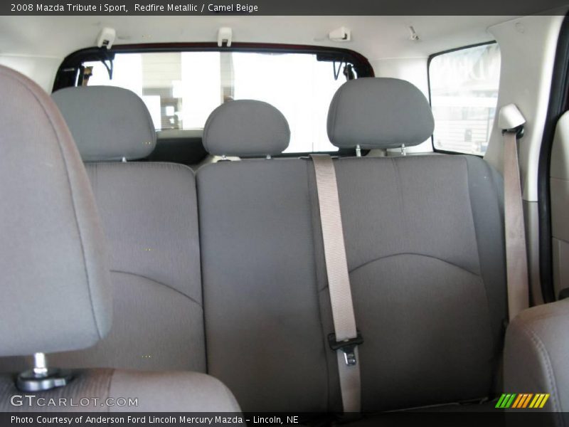 Redfire Metallic / Camel Beige 2008 Mazda Tribute i Sport