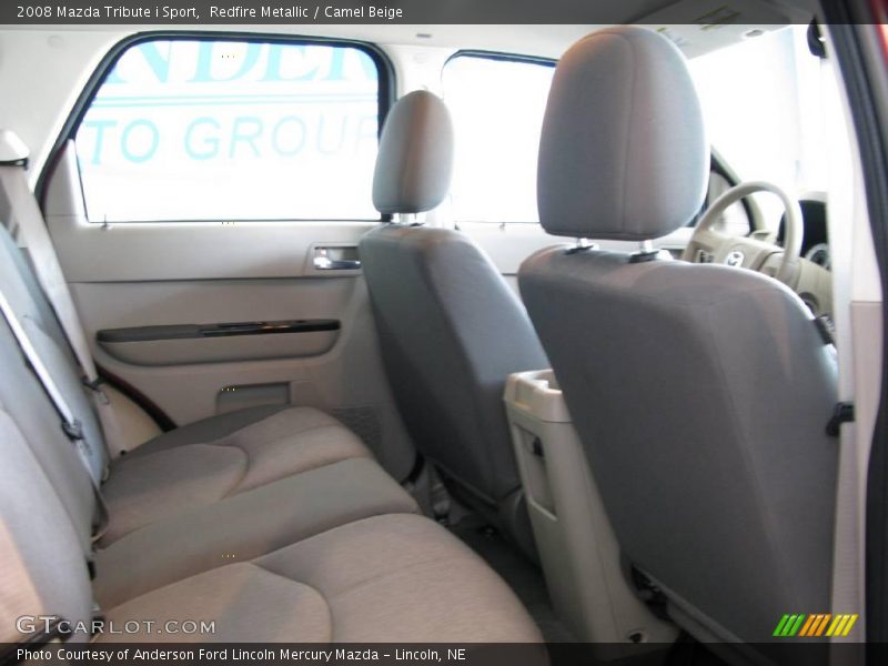 Redfire Metallic / Camel Beige 2008 Mazda Tribute i Sport