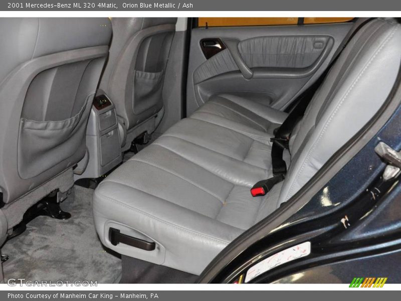 Orion Blue Metallic / Ash 2001 Mercedes-Benz ML 320 4Matic