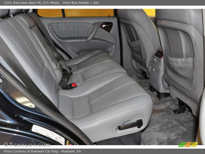 Orion Blue Metallic / Ash 2001 Mercedes-Benz ML 320 4Matic