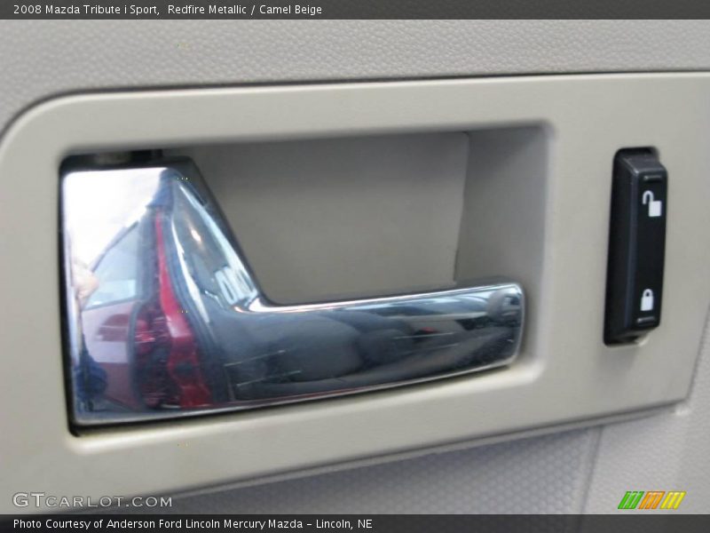 Redfire Metallic / Camel Beige 2008 Mazda Tribute i Sport