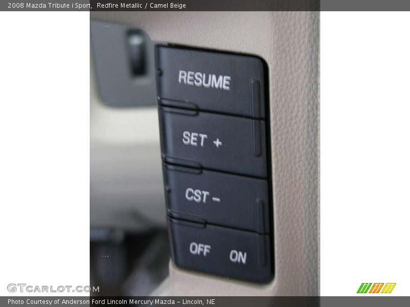 Redfire Metallic / Camel Beige 2008 Mazda Tribute i Sport