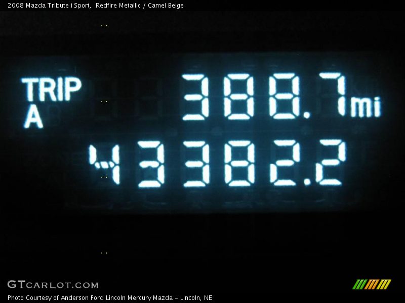Redfire Metallic / Camel Beige 2008 Mazda Tribute i Sport