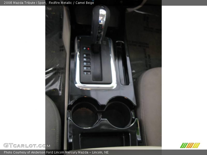 Redfire Metallic / Camel Beige 2008 Mazda Tribute i Sport