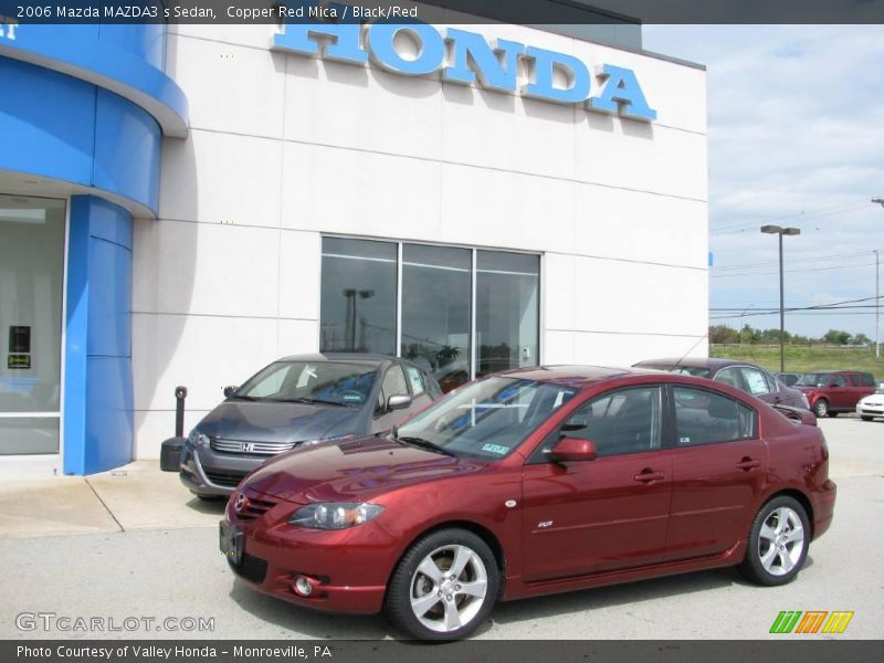 Copper Red Mica / Black/Red 2006 Mazda MAZDA3 s Sedan
