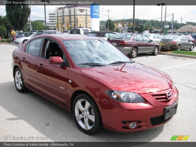 Copper Red Mica / Black/Red 2006 Mazda MAZDA3 s Sedan