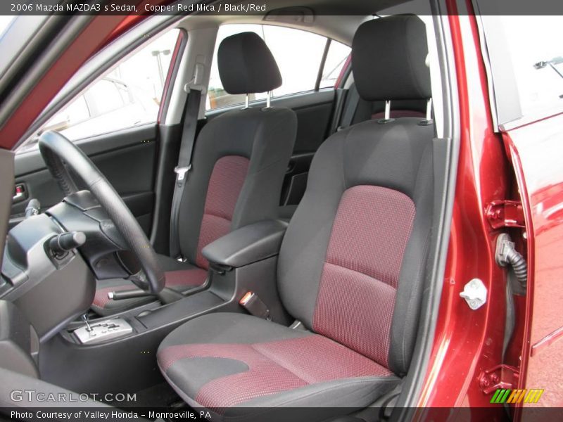 Copper Red Mica / Black/Red 2006 Mazda MAZDA3 s Sedan