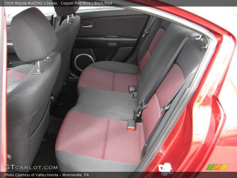 Copper Red Mica / Black/Red 2006 Mazda MAZDA3 s Sedan