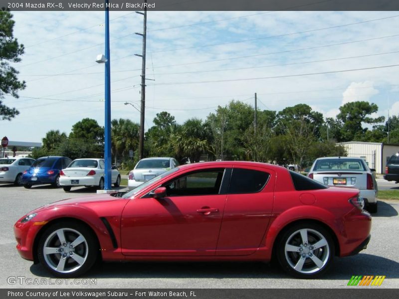Velocity Red Mica / Black/Red 2004 Mazda RX-8