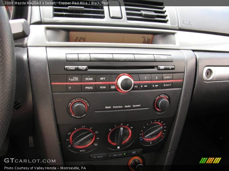 Copper Red Mica / Black/Red 2006 Mazda MAZDA3 s Sedan