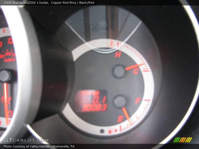 Copper Red Mica / Black/Red 2006 Mazda MAZDA3 s Sedan