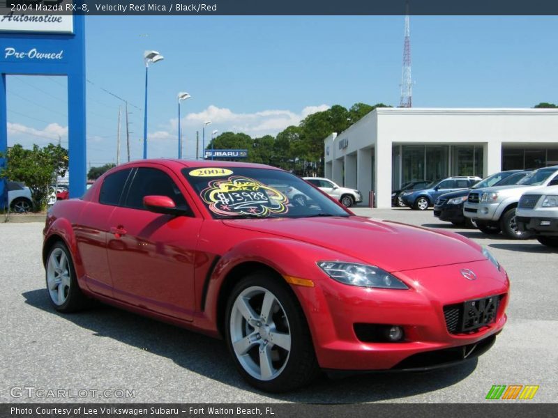Velocity Red Mica / Black/Red 2004 Mazda RX-8