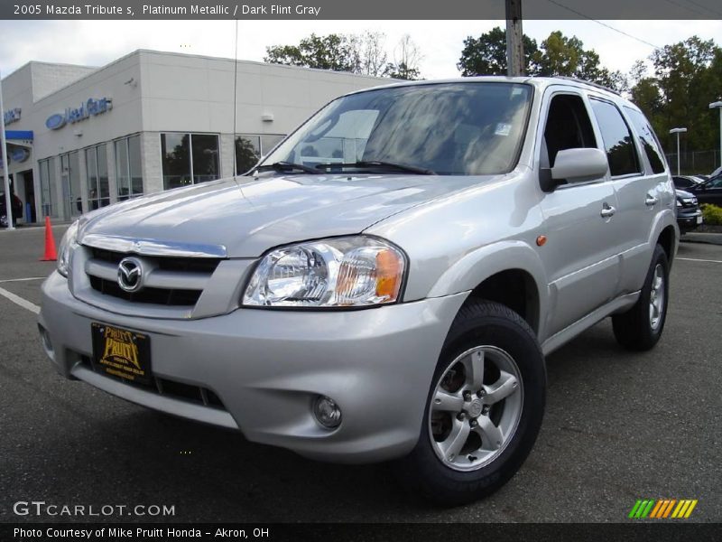 Platinum Metallic / Dark Flint Gray 2005 Mazda Tribute s