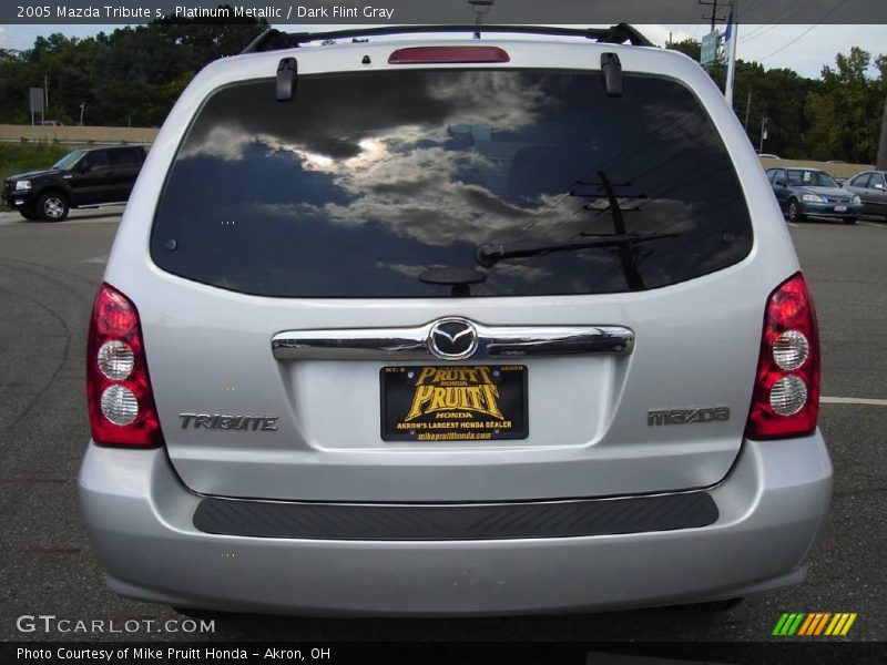 Platinum Metallic / Dark Flint Gray 2005 Mazda Tribute s
