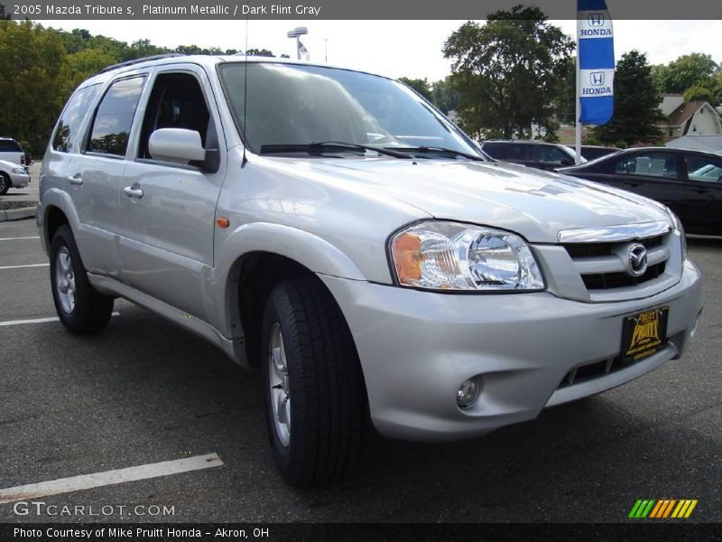 Platinum Metallic / Dark Flint Gray 2005 Mazda Tribute s