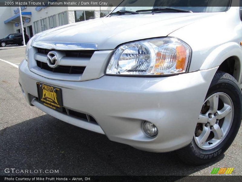 Platinum Metallic / Dark Flint Gray 2005 Mazda Tribute s
