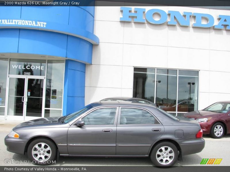 Moonlight Gray / Gray 2000 Mazda 626 LX