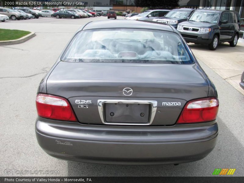 Moonlight Gray / Gray 2000 Mazda 626 LX