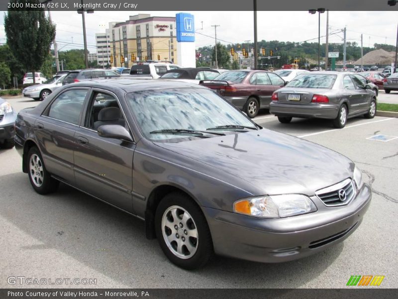 Moonlight Gray / Gray 2000 Mazda 626 LX